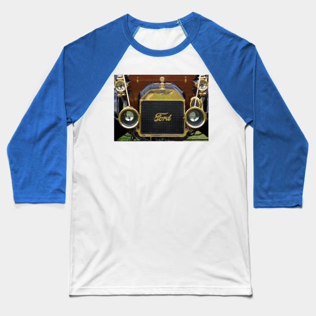 Model T Ford Baseball T-Shirt by joesaladino